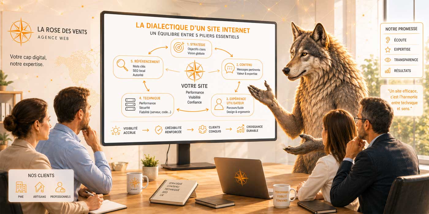 Développement web professionnel serveur hébergement nom de domaine certificat SSL et CMS