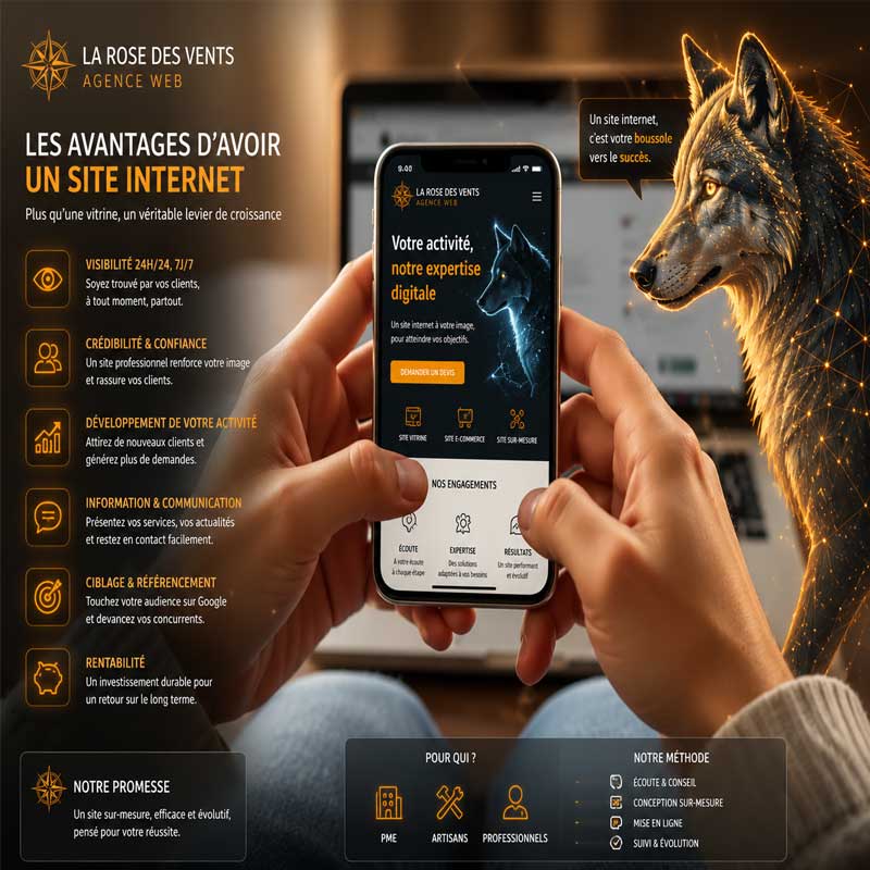 Pourquoi créer un site Internet pour développer la visibilité et la clientèle de son entreprise