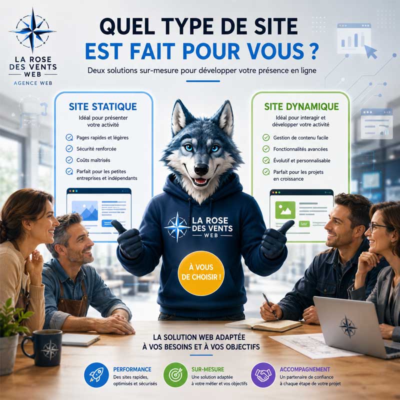 Comprendre la différence entre un site Internet statique et un site Internet dynamique